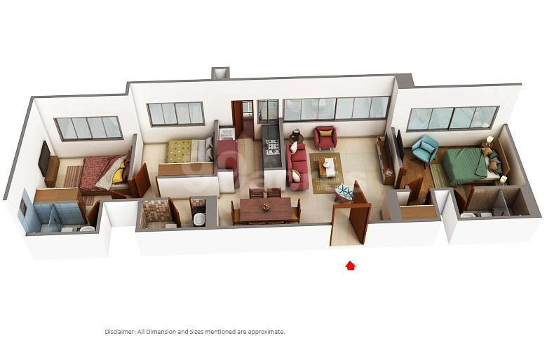 1-BHK Layout