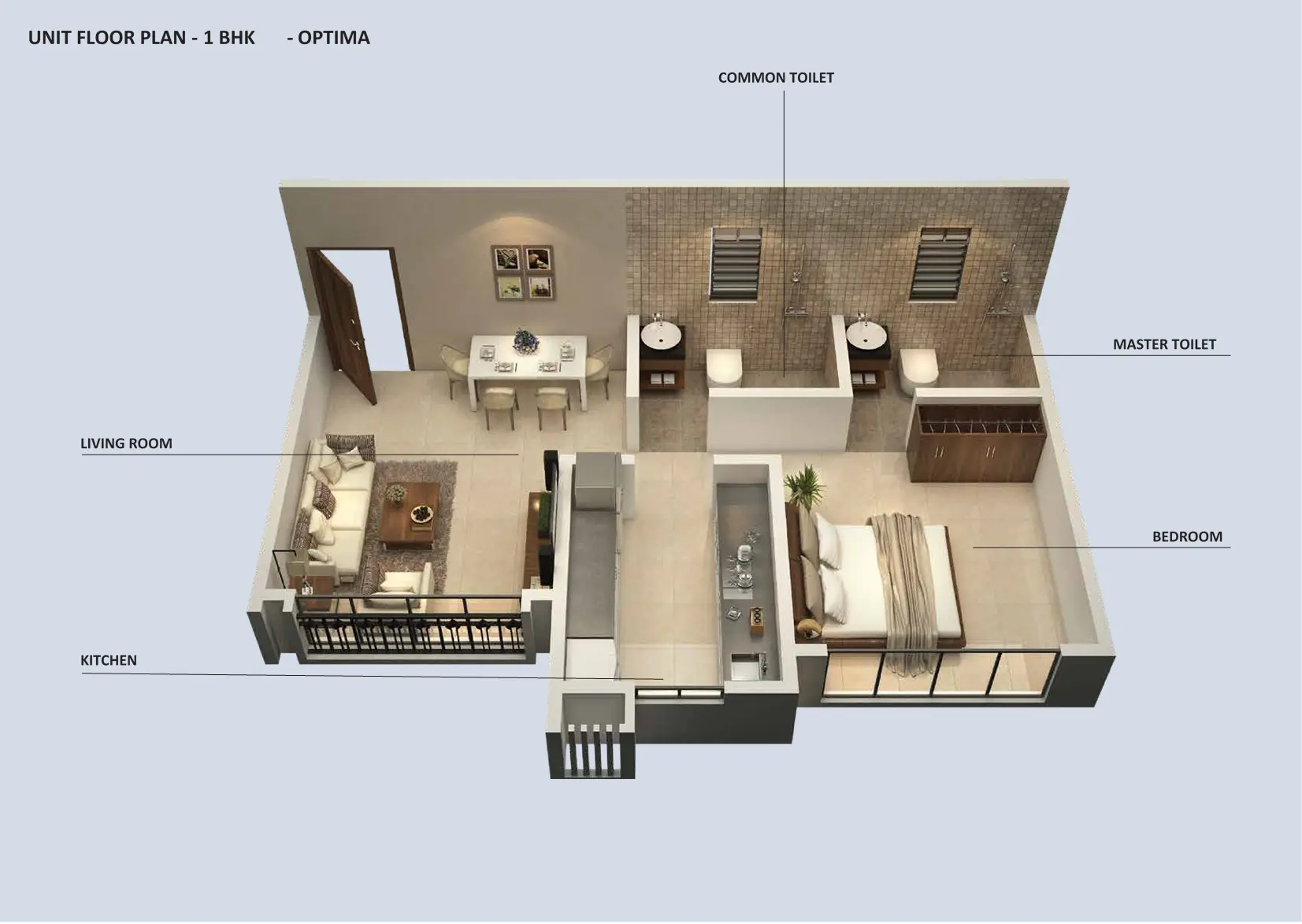 2-BHK Layout