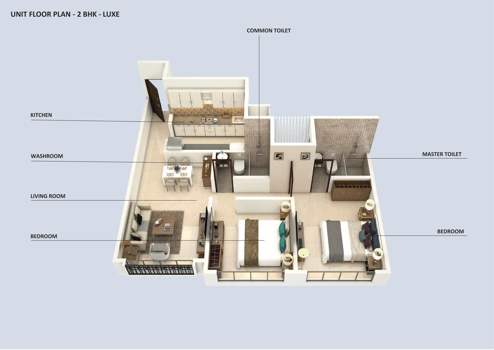 1-BHK Layout